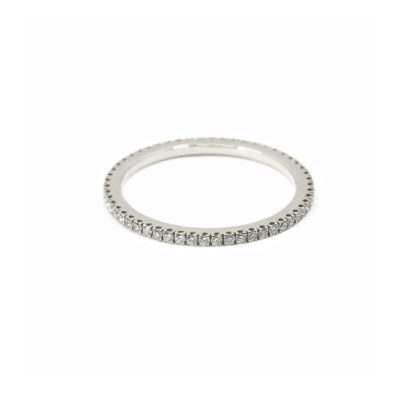 Alliance Eternity or blanc et diamants