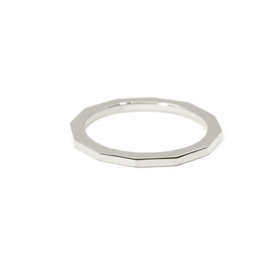 Alliance Julie 1.50mm or blanc 12 facettes