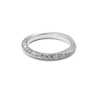Alliance Juliette or blanc et diamants