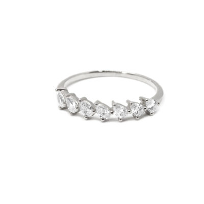 Alliance L'Impatiente or blanc et diamants