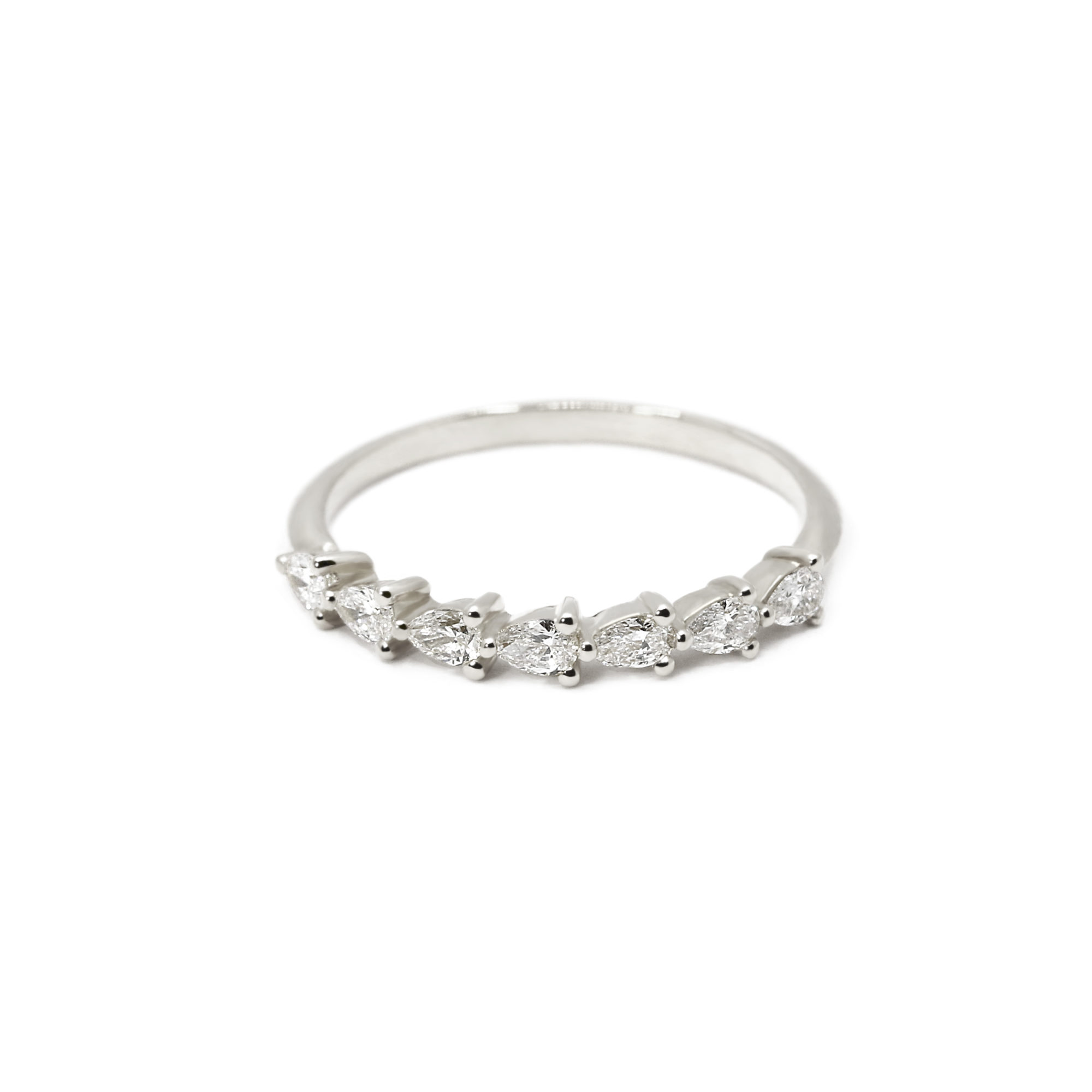 Alliance La Sensuelle or blanc et diamants