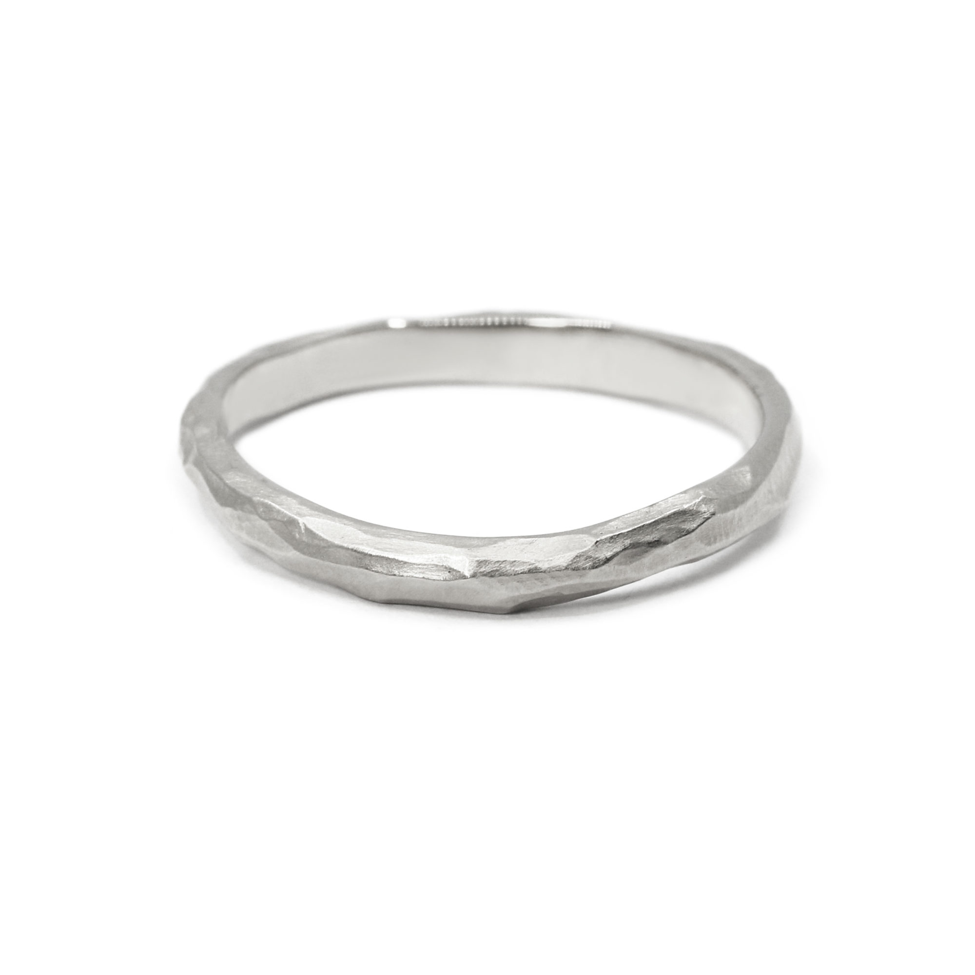 Alliance homme Alexandre 2.50mm or blanc