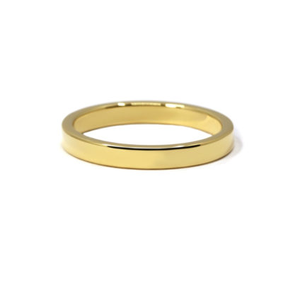 Alliance homme Yan 3mm or jaune poli