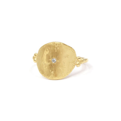 Bague Mystique vermeil 1 zircon