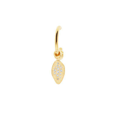 Boucles Urban Tribe longue vermeil et cz 2