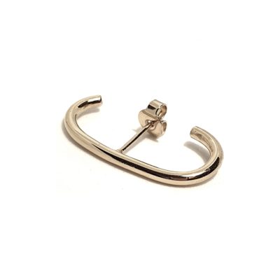Boucle d'oreille Whisper en argent - tube