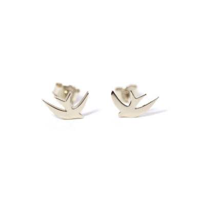 boucles hirondelles argent