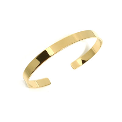 bracelet jonc vermeil 6mm poli