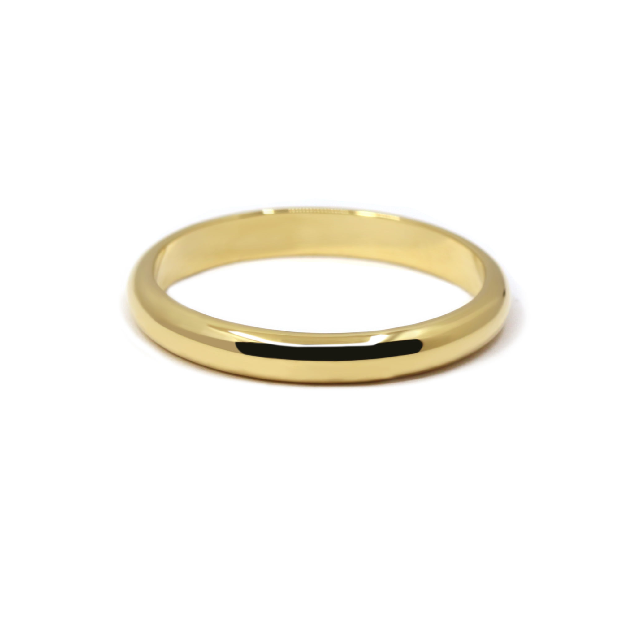 Alliance homme Felipe poli 3.00mm or jaune