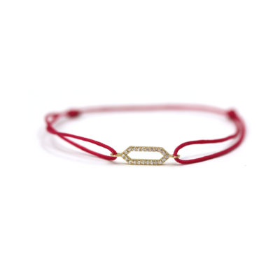 bracelet mini Zellige or jaune