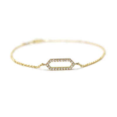 bracelet Zellige petit or jaune
