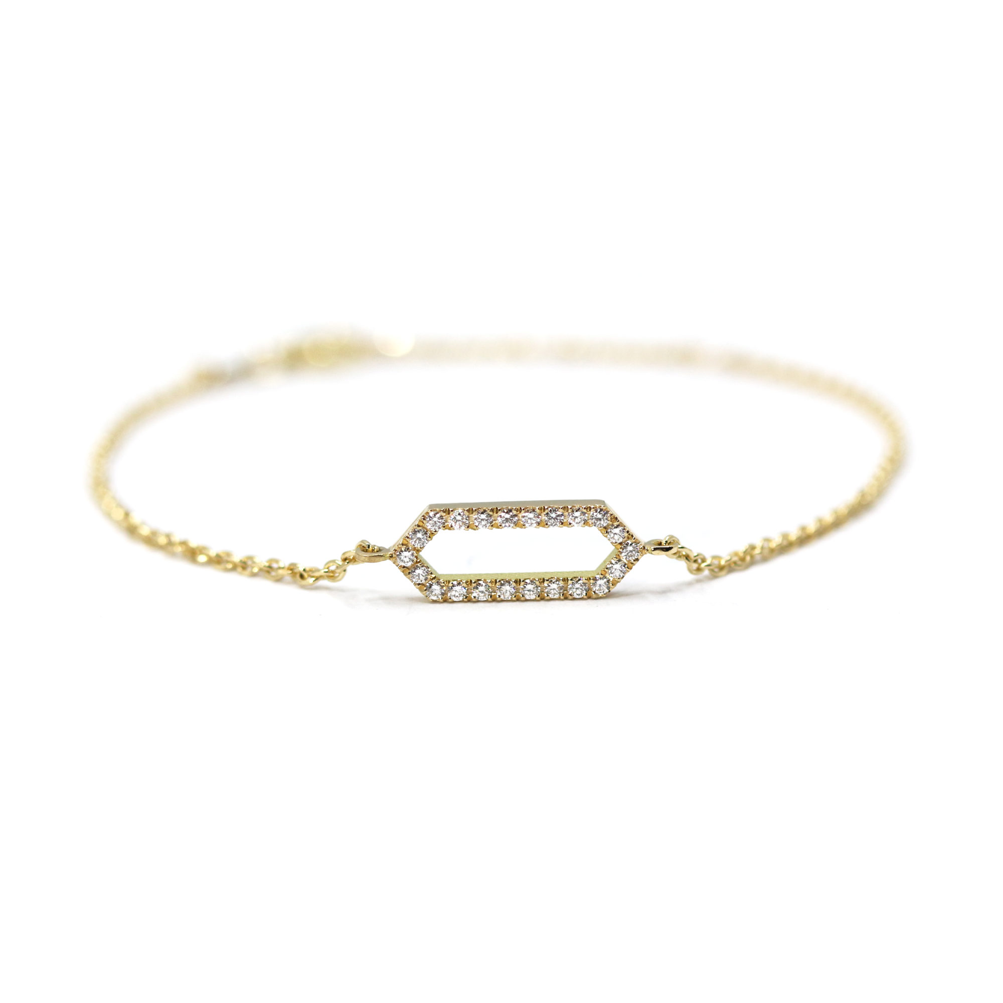 bracelet Zellige petit or jaune