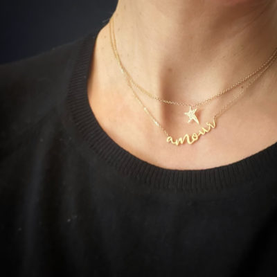 collier amour or jaune-2